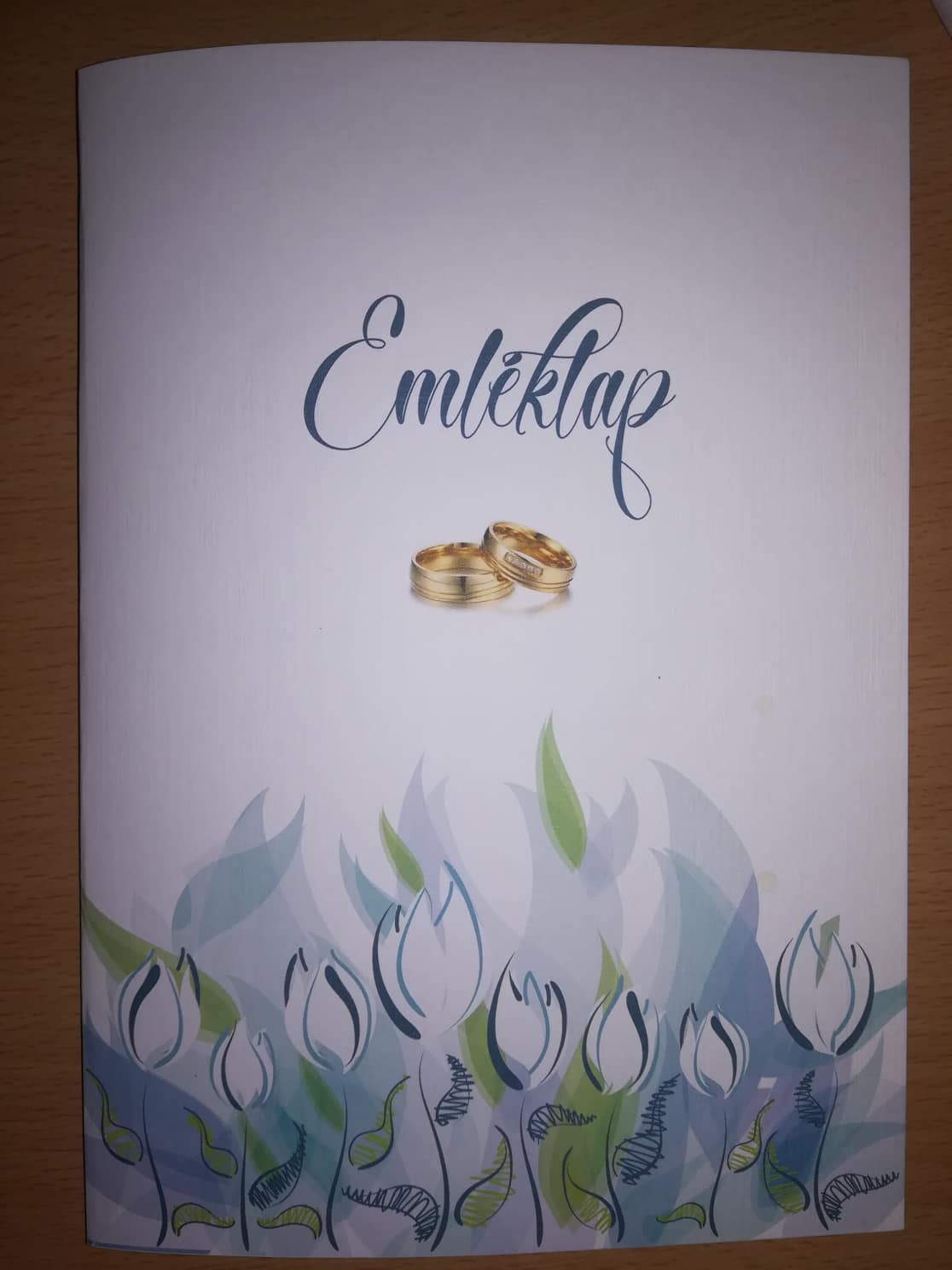 Esküvői emléklap 095