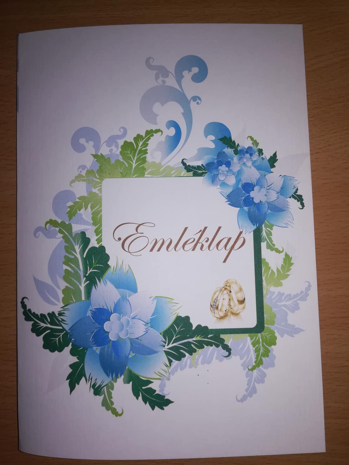 Esküvői emléklap 098