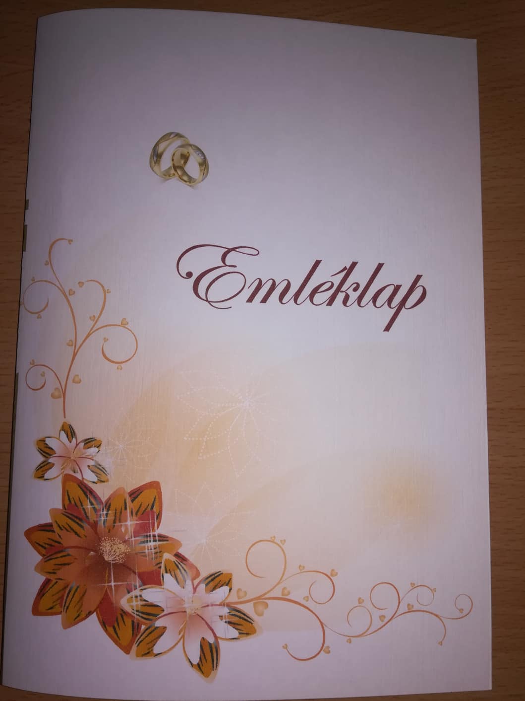 Esküvői emléklap 099