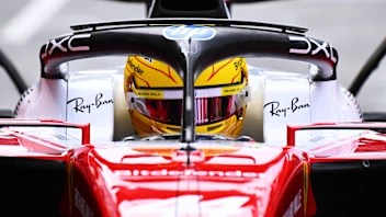 ZANDVOORT, NETHERLANDS - AUGUST 21: Lewis Hamilton of Great Britain driving the (44) Scuderia