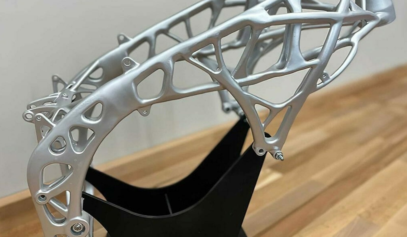 A 3d Printed aluminium frame - not related to titled text