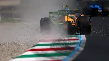 MONZA, ITALY - SEPTEMBER 04: Lando Norris of Great Britain driving the (1) McLaren MCL40 Mercedes