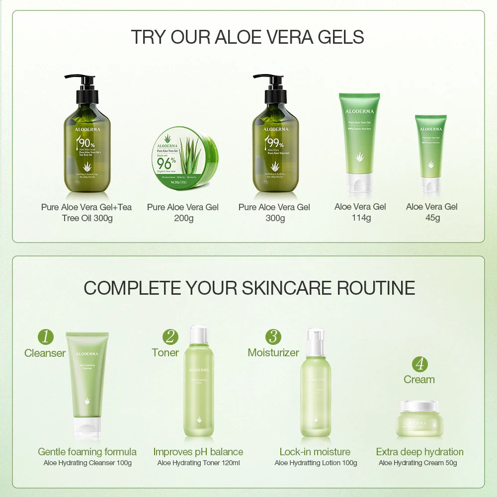 Pure Aloe Vera Gel 45g Aloderma