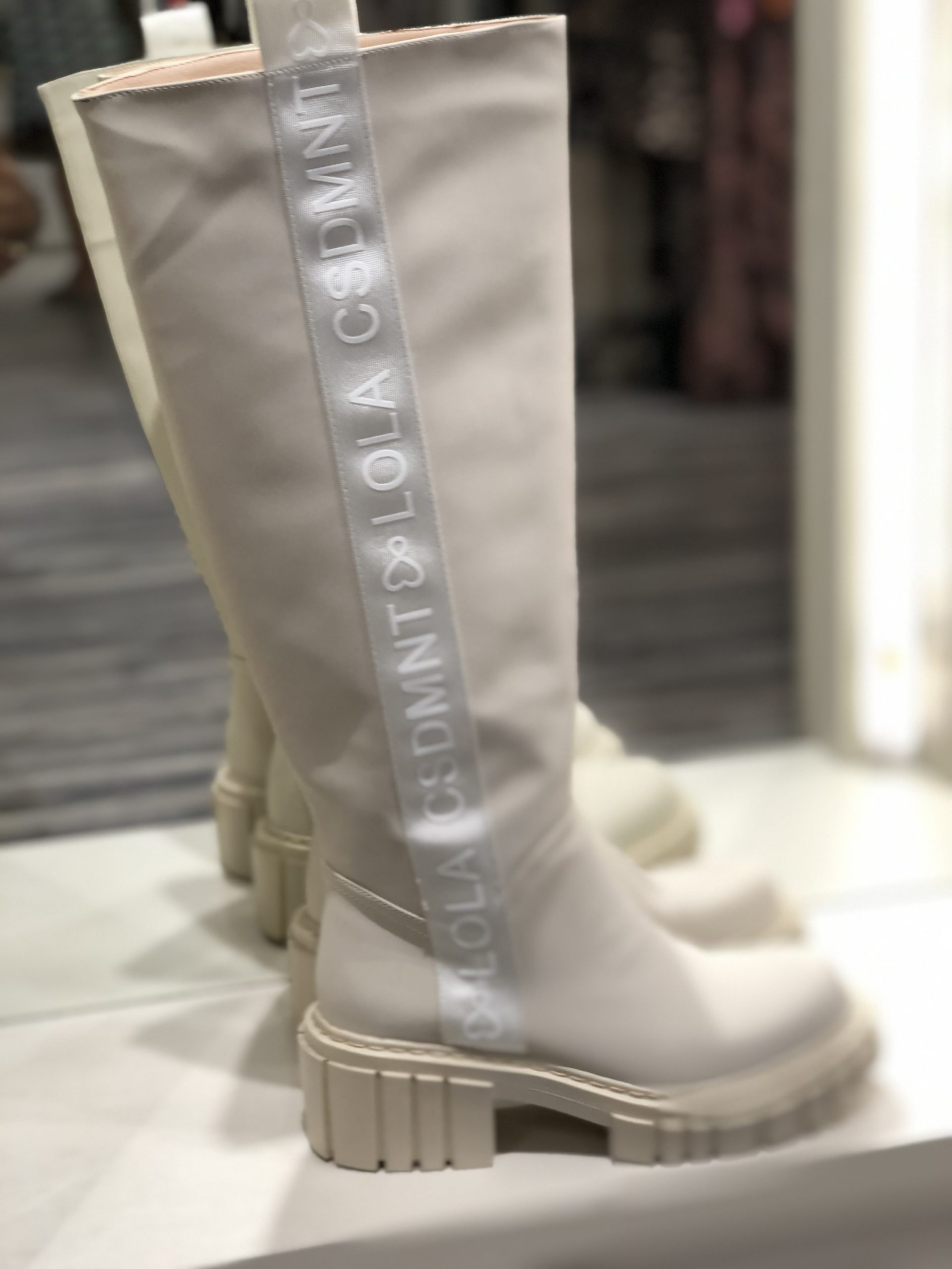 BOTA CAÑA ALTA BLANCA - Aloha Moda