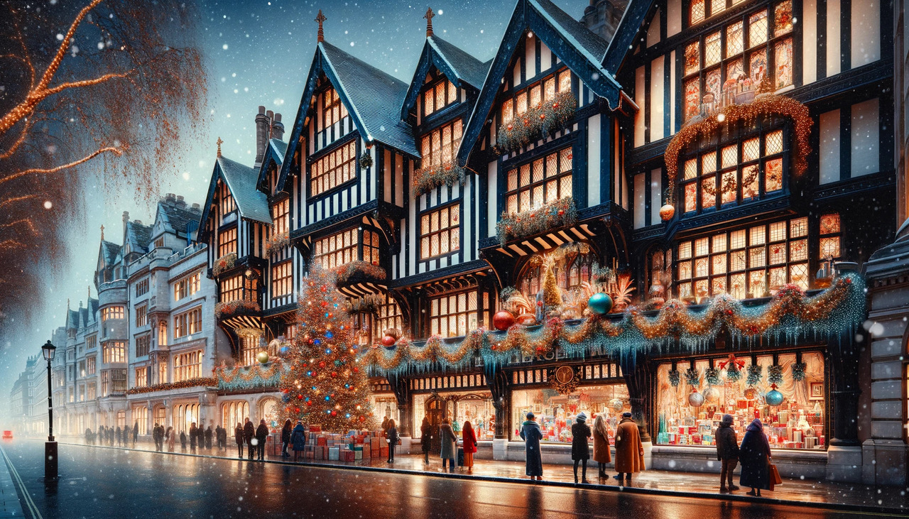 ליברטי לונדון בתקופת הכריסמס הקסומה