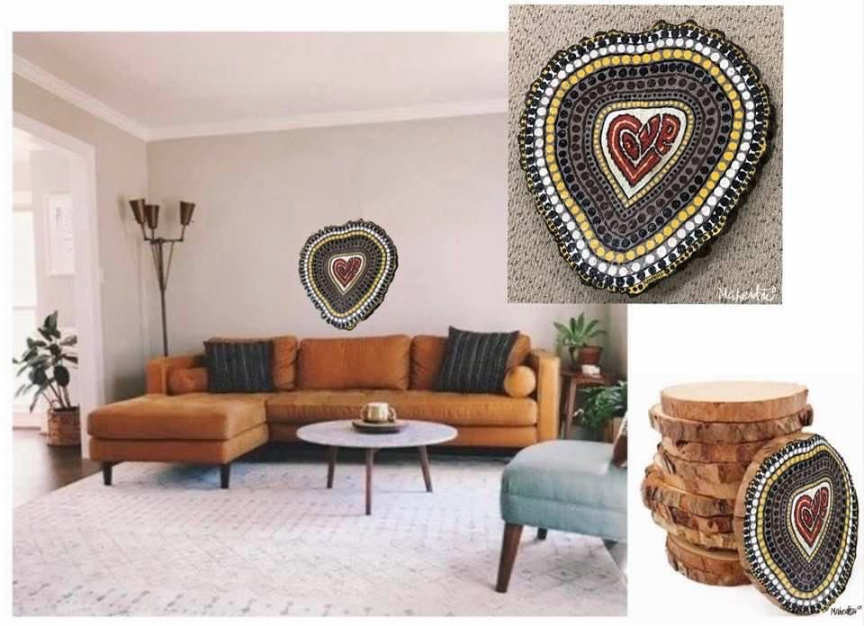 Drawing room log art 