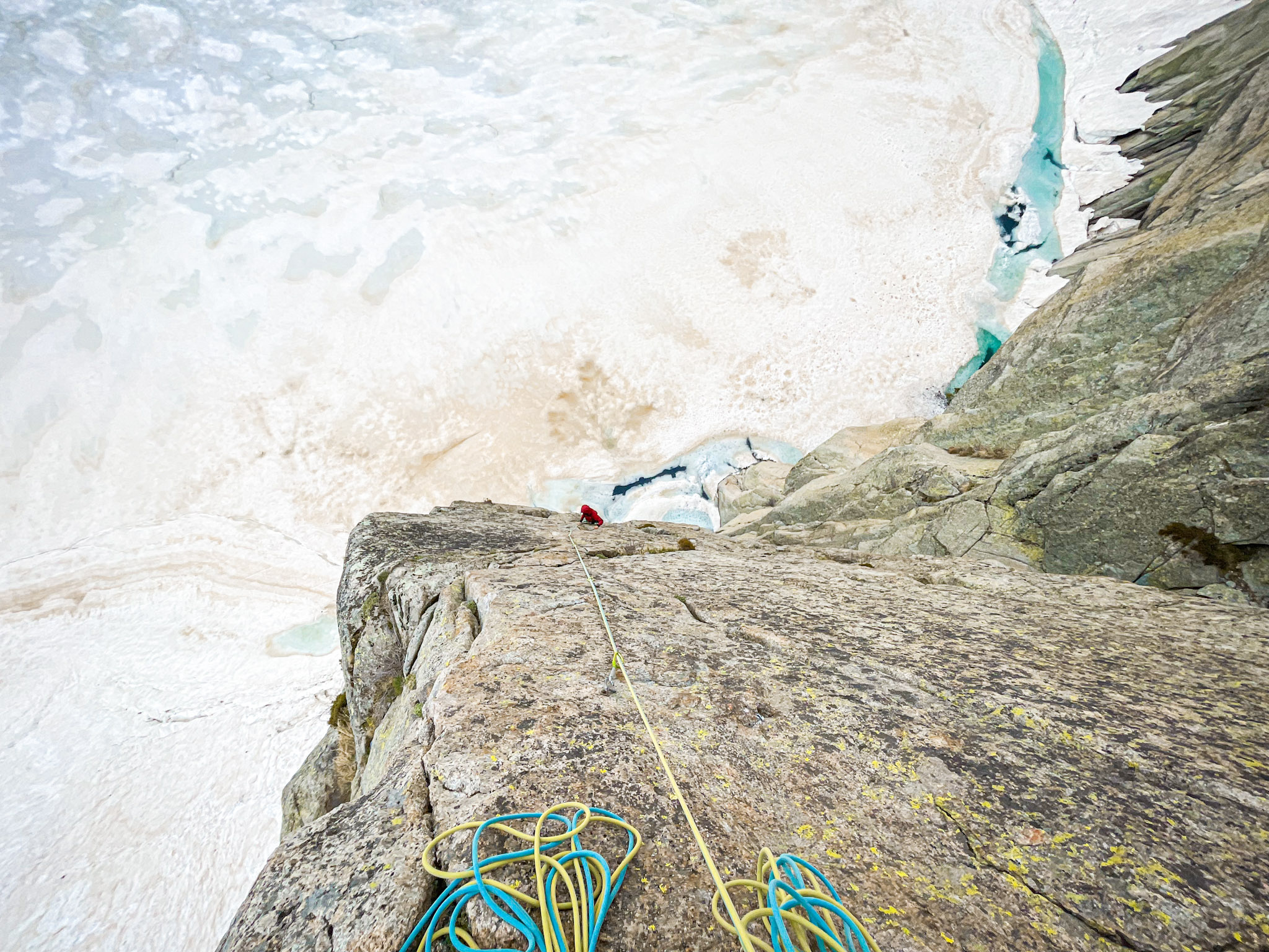 Pointe des 7 Lacs (2266m) – Symphonie d‘automne (6a+) – Abbruch