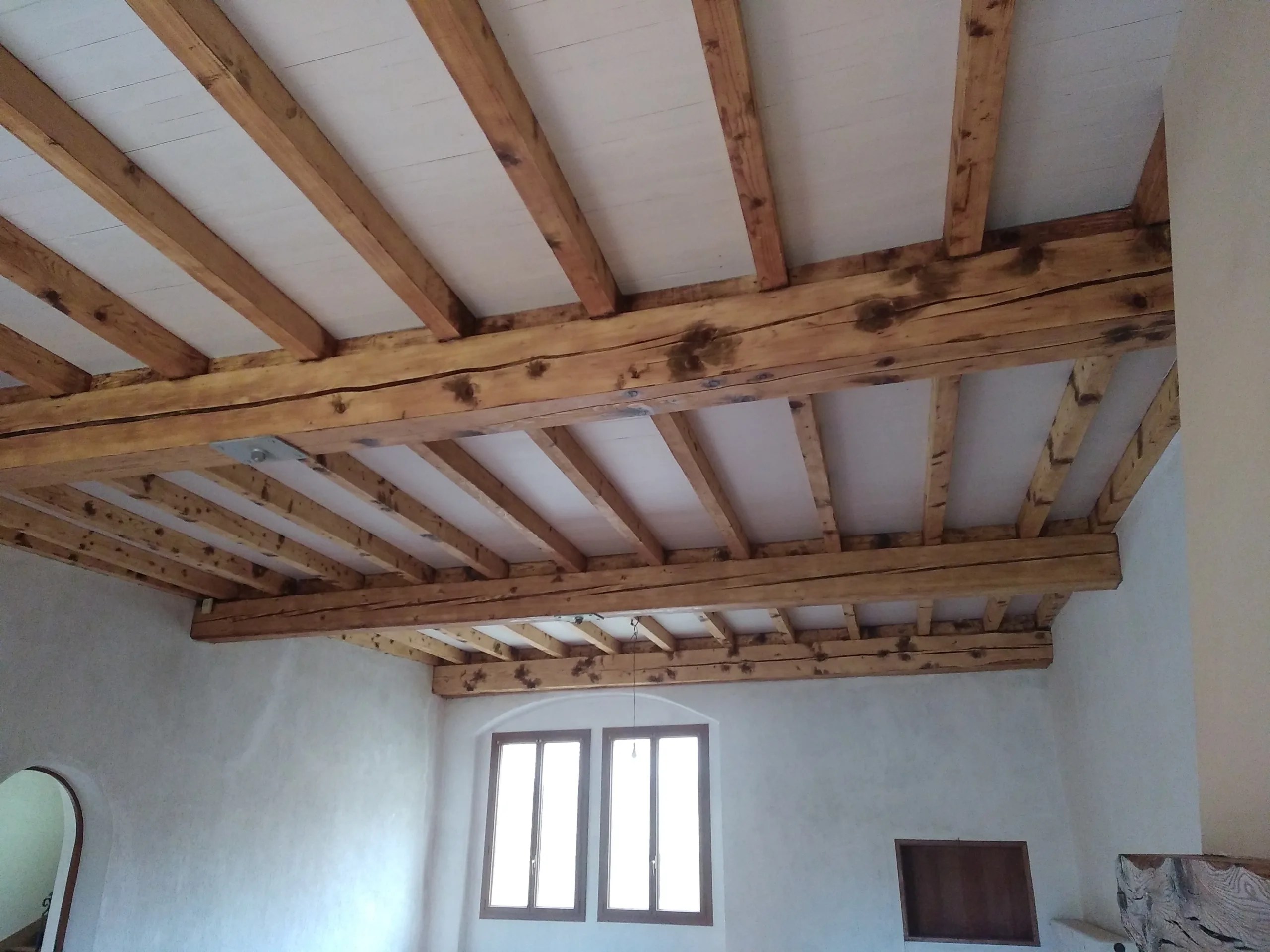 résultat du chantier après aérogommage