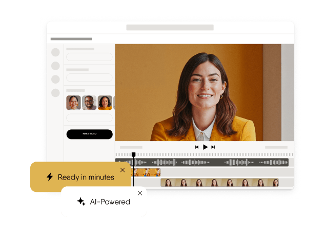 Create training videos in clicks, not weeks