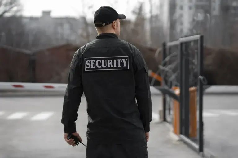 Professional unarmed security guard securing property in Queen Anne, Seattle