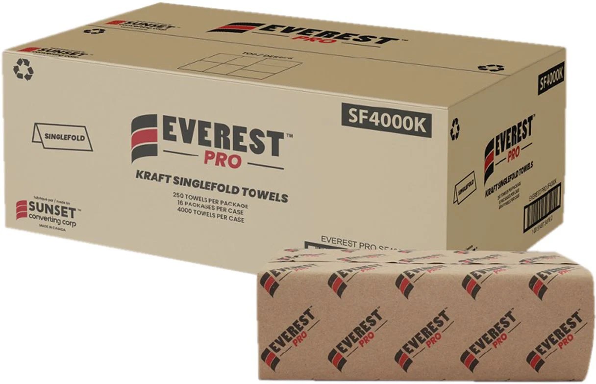 Singlefold Kraft Hand Towels