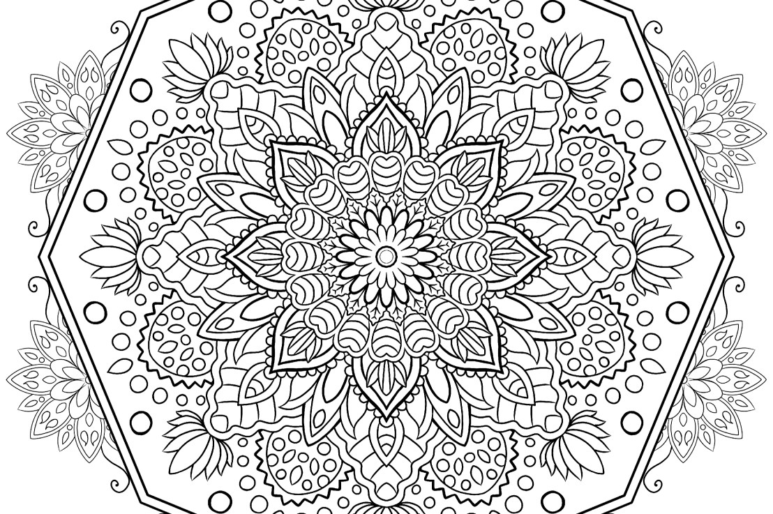 mandala colouring pages alphes corner
