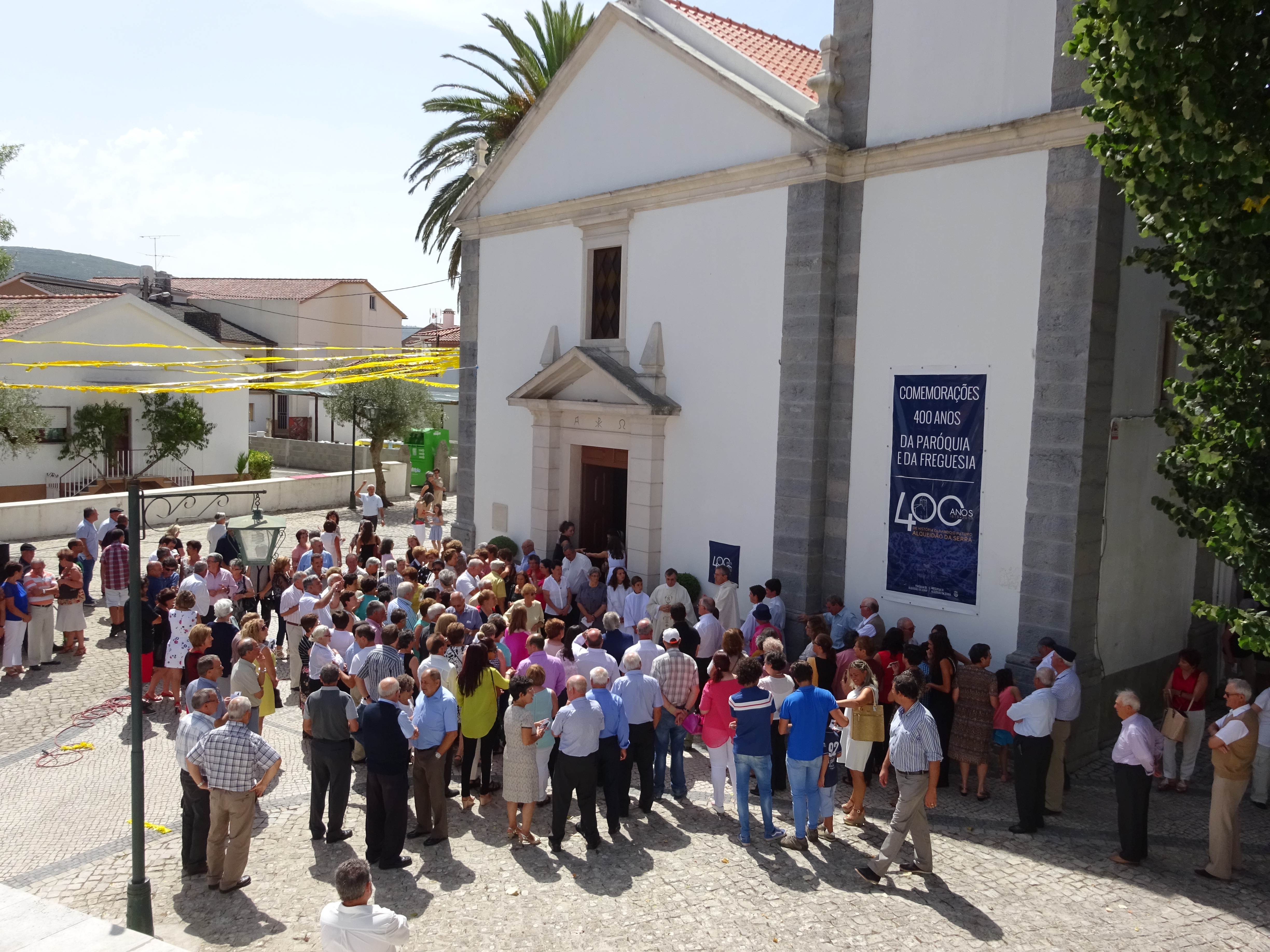 Descerramento da placa comemorativa dos 400 anos de freguesia