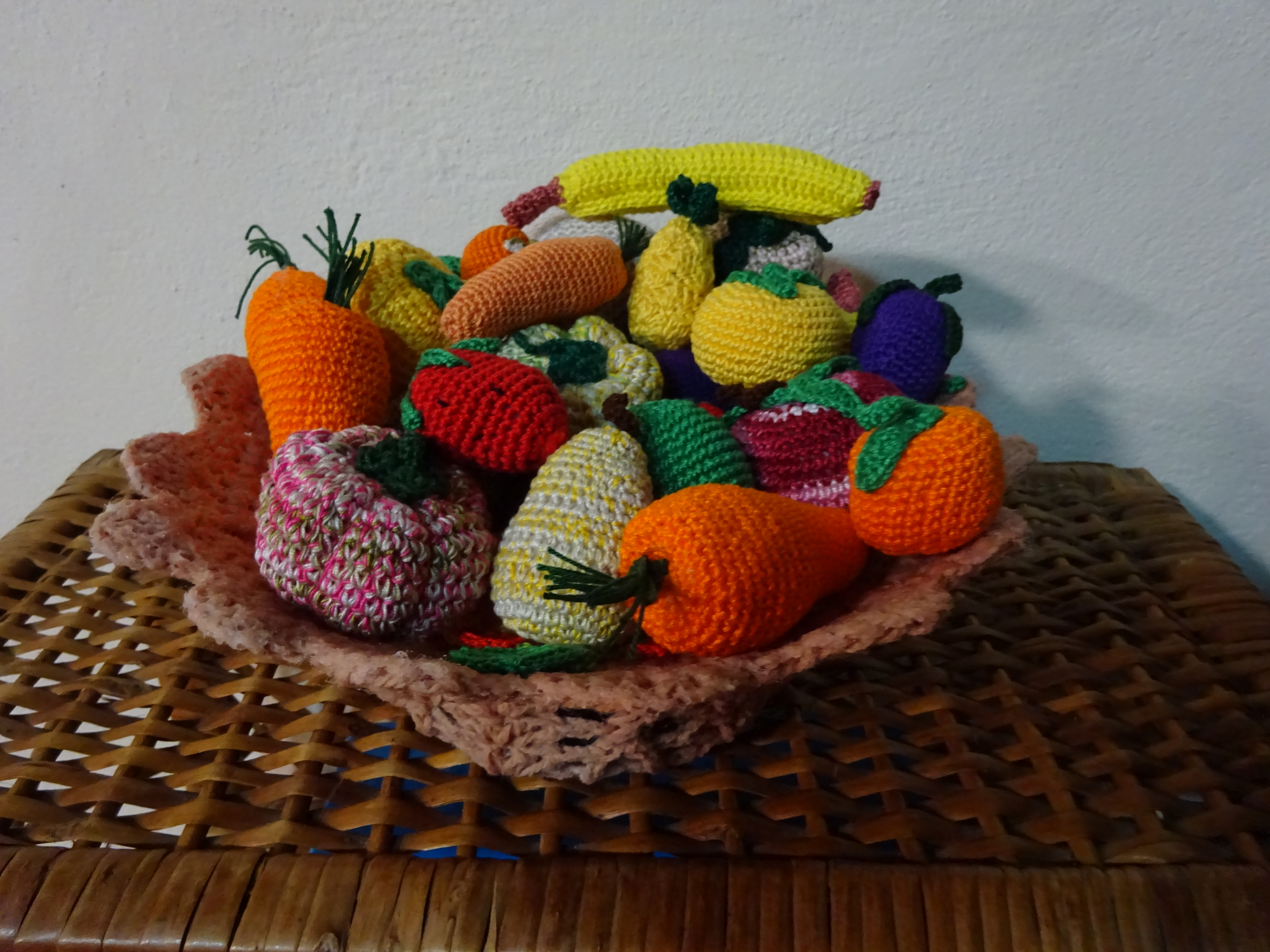 Frutas de Crochet