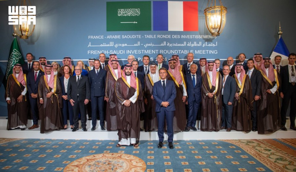 بحضور الأمير محمد بن سلمان وماكرون..انعقاد اجتماع الطاولة المستديرة الفرنسي السعودي للاستثمار