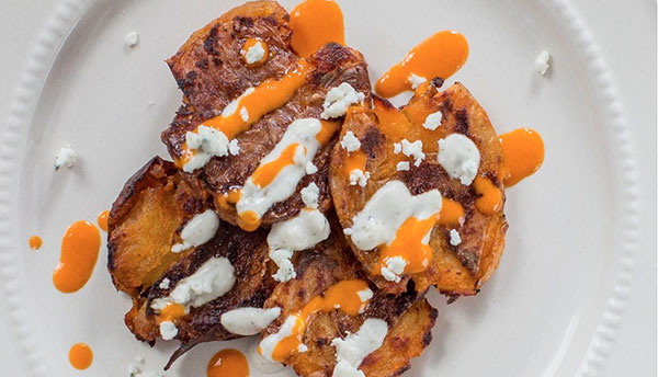 Roasted Smashed Potatoes for Performance