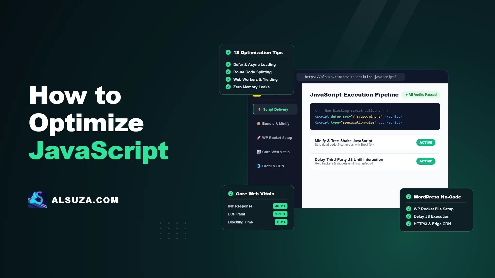 how to optimize javascript files