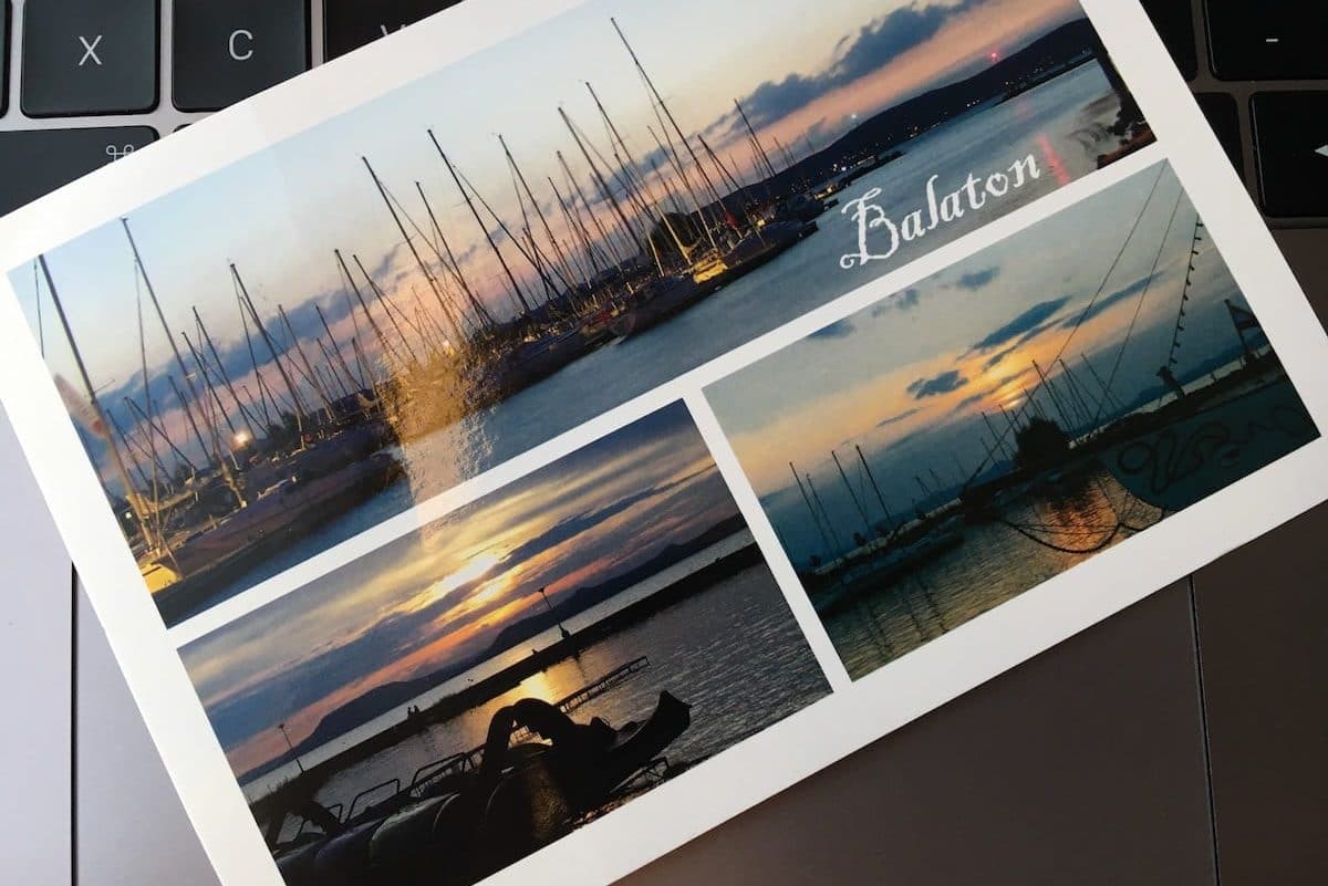 Postcard of the Week: Balaton, Ungarn