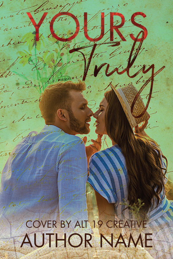 contemporary sweet romance premade book cover