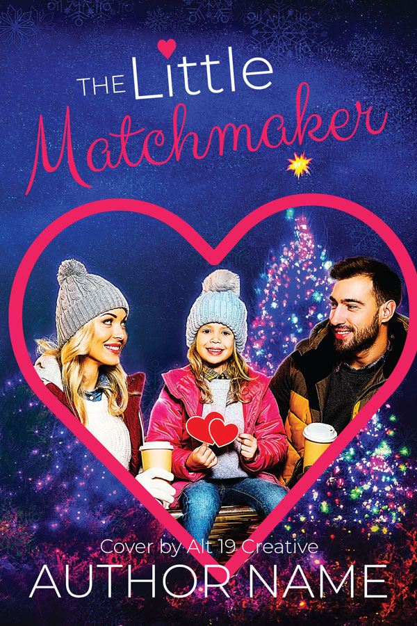 holiday christmas romance premade book cover