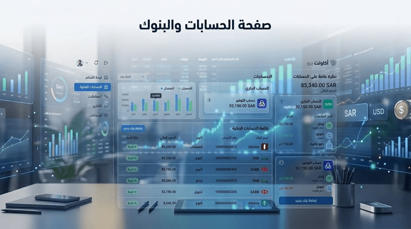 الحسابات والبنوك