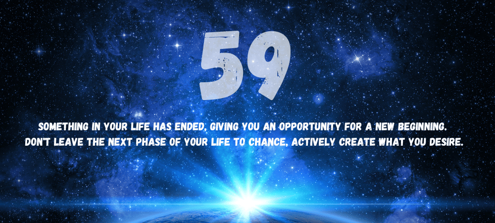 Seeing number 59 meaning