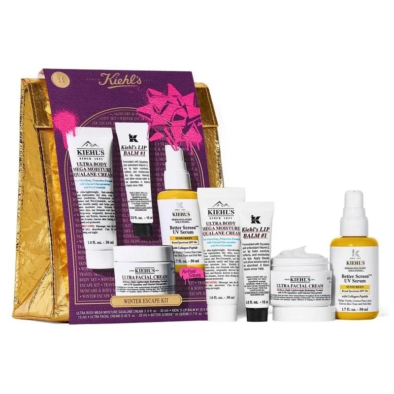 Kiehl&rsquo;s- Winter Escape Kit coffret 4pcs