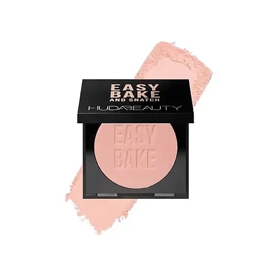 HUDA BEAUTY – Easy Bake and Snatch | Poudre Illuminatrice et Fixatrice – Teinte Cherry Blossom Cake