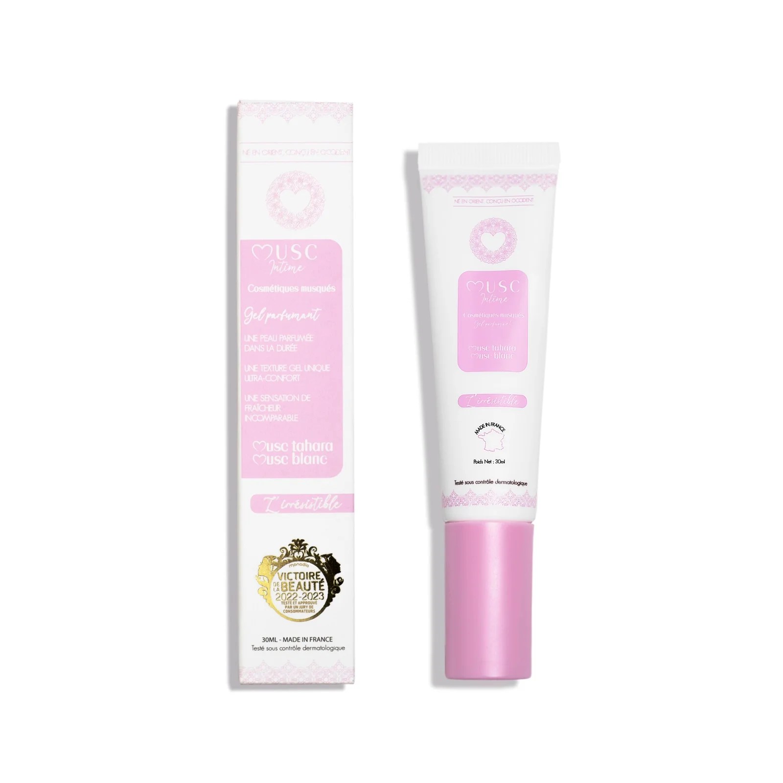 Musc Intime – Musc Blanc L&rsquo;irrésistible Gel parfumant 30ml