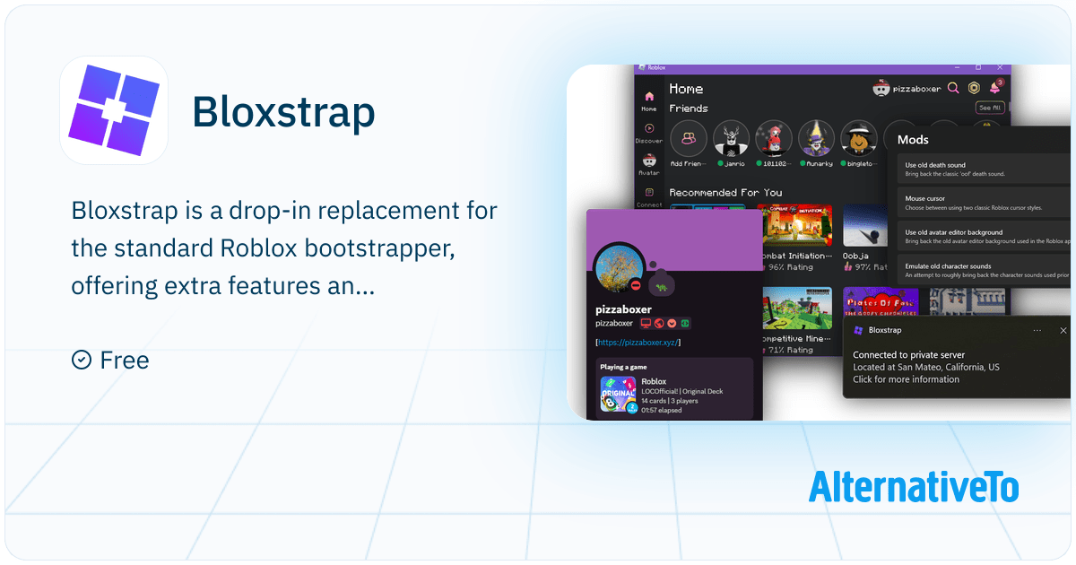 Bloxstrap This Is A Drop In Replacement For The Standard Roblox Bloxstrap 