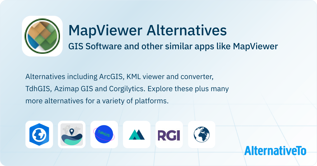 MapViewer Top 6 GIS Software Similar Apps Mapviewer 
