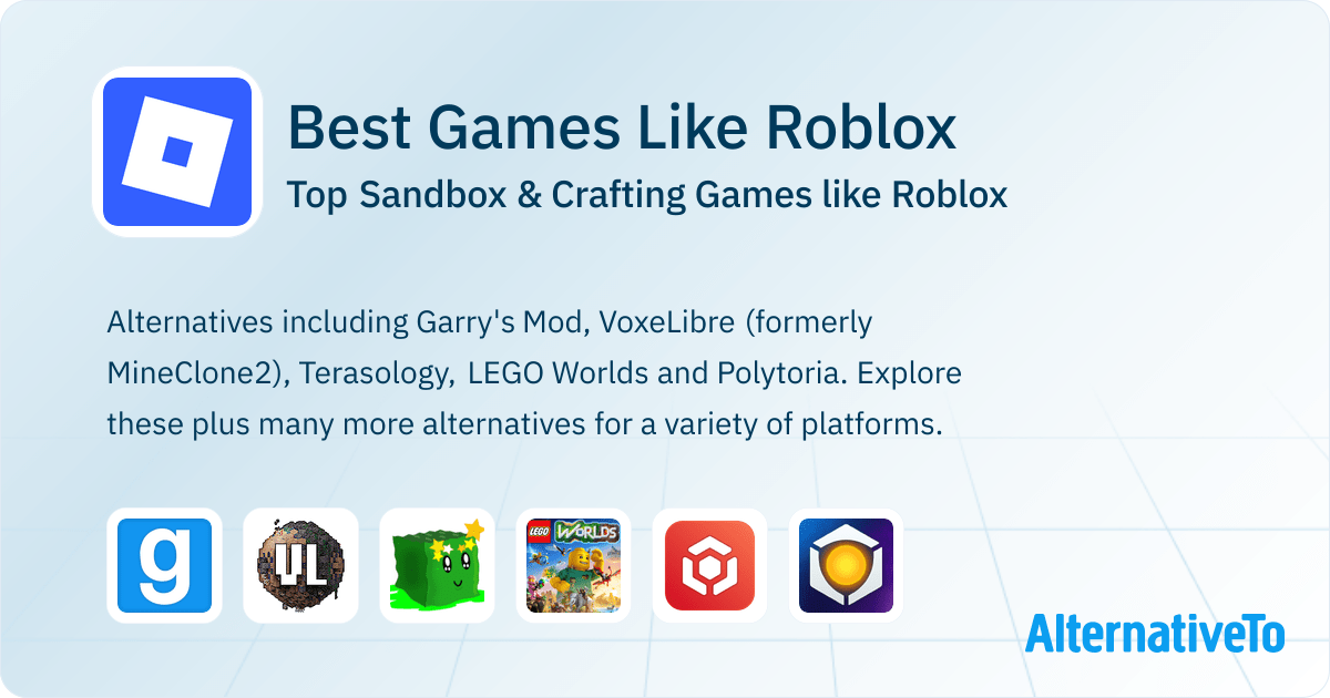 Best Games Like Roblox Top Sandbox Crafting Games In 2026 Roblox 