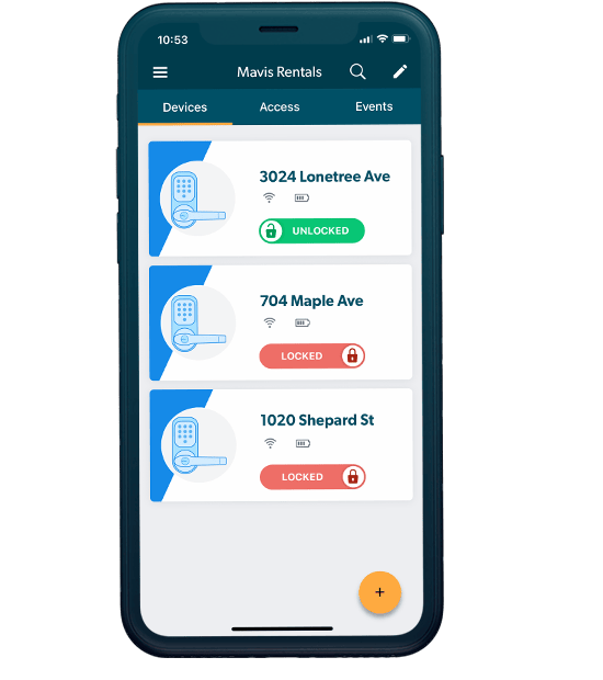 RemoteLock app on multiple devices