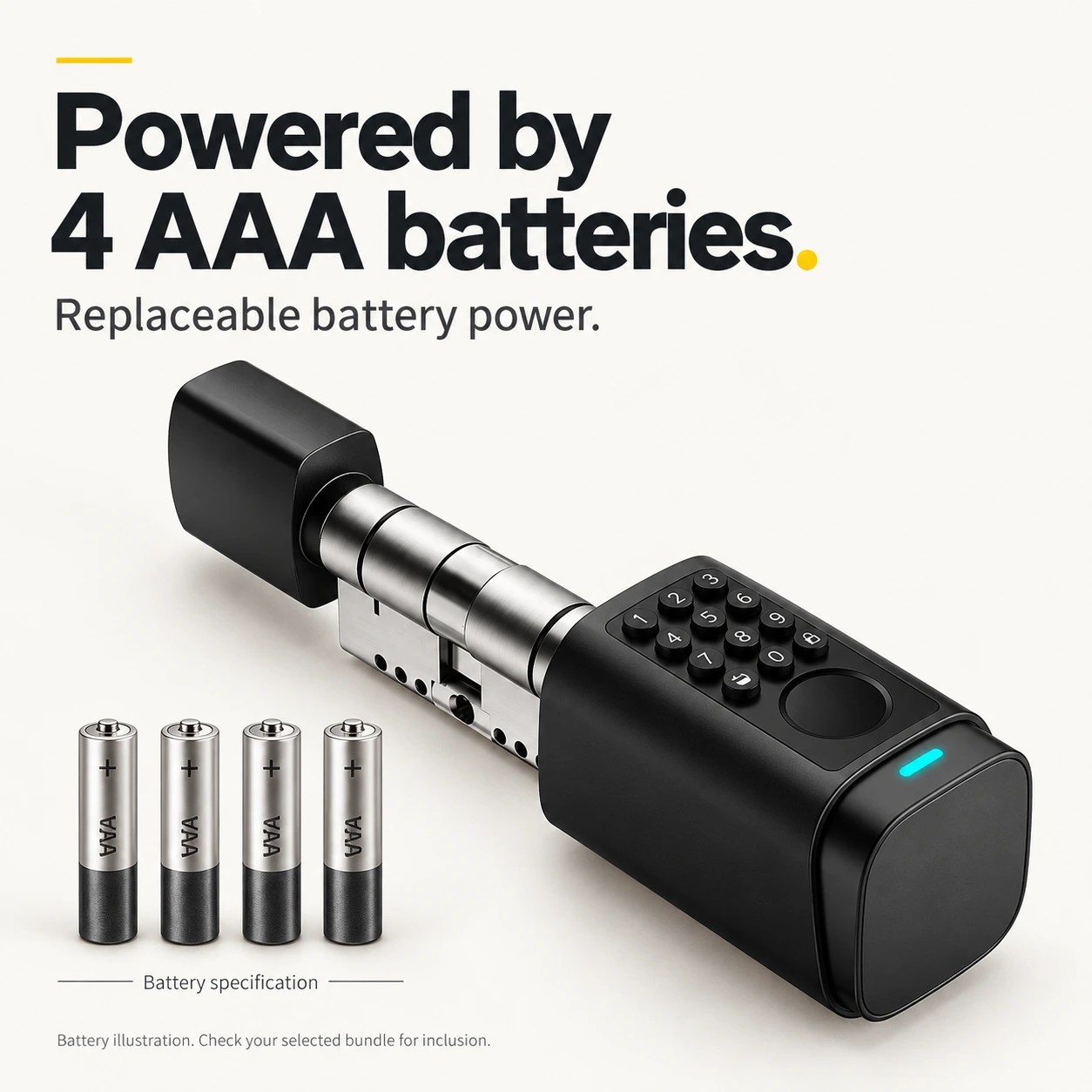 ALTIX ONE Smart Door Lock Cylinder – Fingerprint, PIN, Card & TTLock App (IP66) - image 6