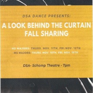 DSA Dance Fall Preview HS November 12th DVD Option