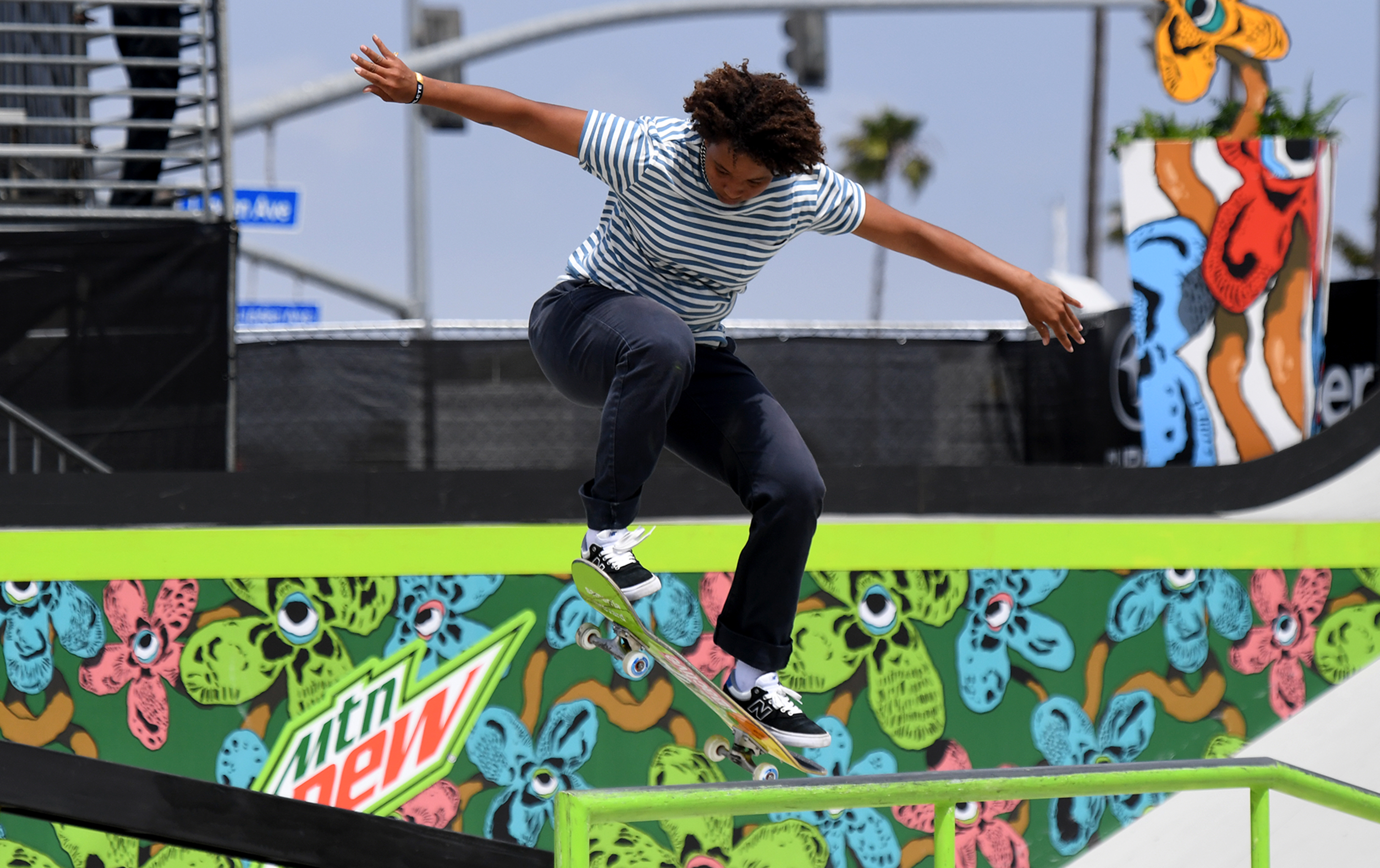 Samarria Brevard is a history changing vanguard in skateboarding. She is the first black female skater to get her own pro-model skateboard with Hoopla and to hit the podium at X-Games - winning silver in 2017. This was significant because Brevard was the first African-American woman to do so in the game's 22 year history. 

She also has a shoe named after her with the brand Enjoi and she was the first black woman to have a full part in the skate video "Don't Quit Your Day Job". Her commitment to the sport is an inspiration, her wins are historic and influence is changing the face of the sport forever.
