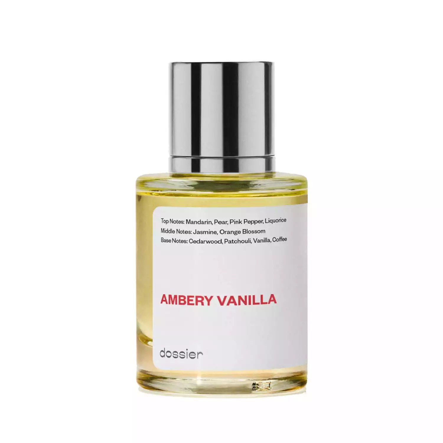 Dossier Ambery Vanilla Sample 5mL ALT Fragrances Samples