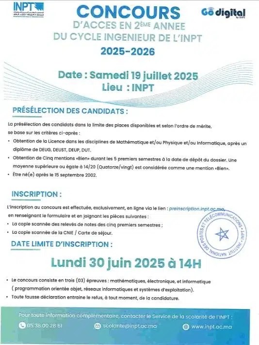 Concours INPT