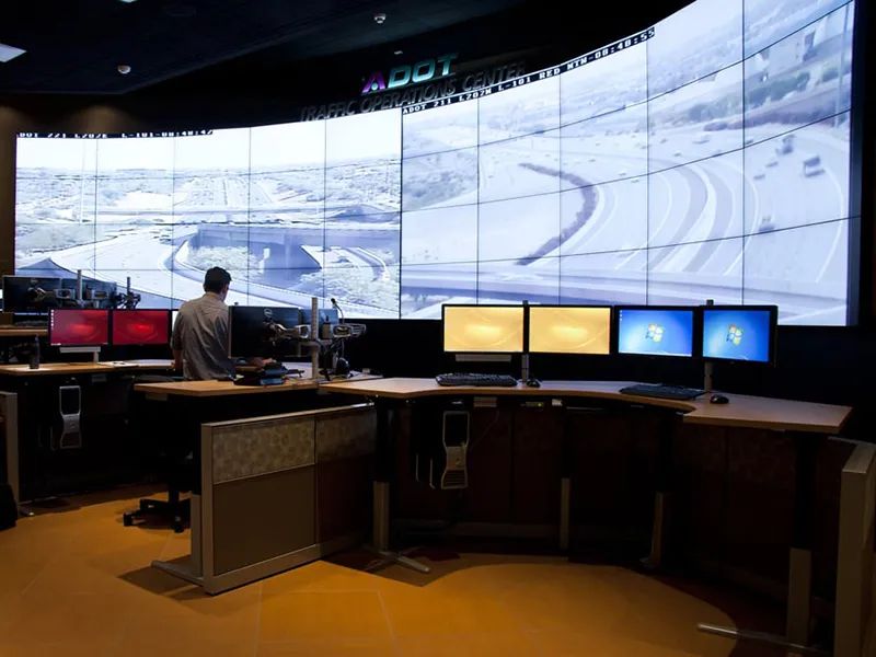 Control Room And Data Visualization Comtechs - Creative Space Illustration - High Resolution