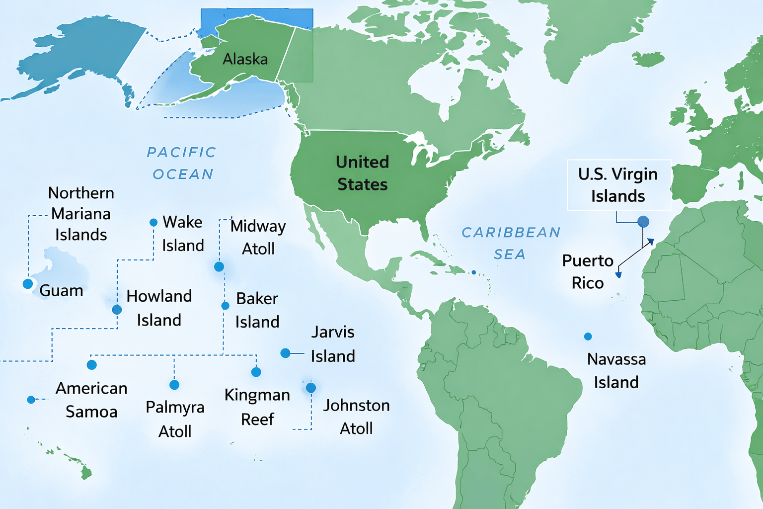 Geography CornerU S Territories Explained Caribbean And Pacific Regions US Virgin Islands 