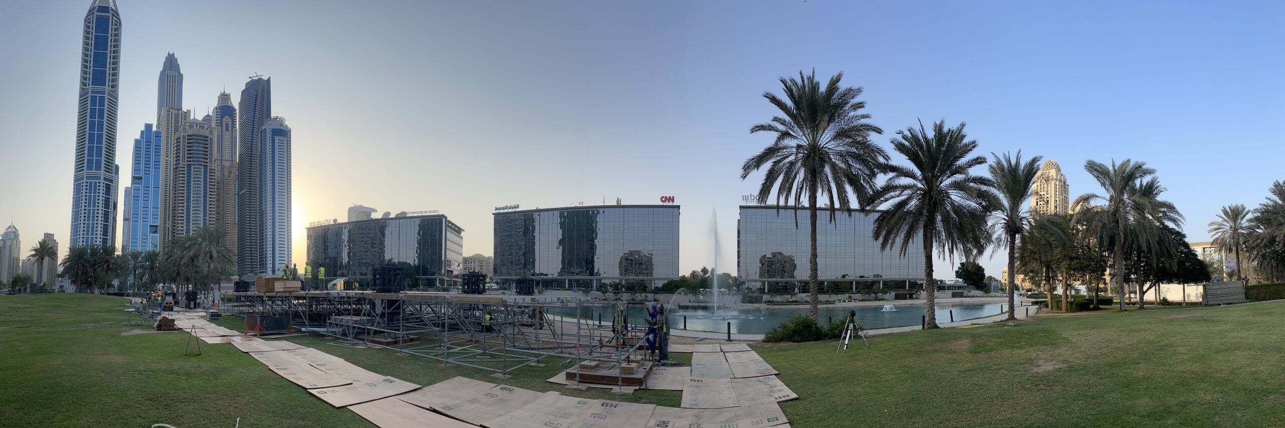 Stage building in Dubaï