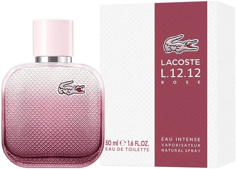 Lacoste L.12.12 Rose Eau Intense Edt For Women Floral 50ml