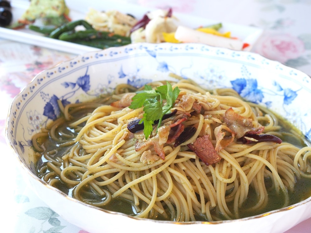 キャナリィ・ロウ にんにくの悪魔風パスタ