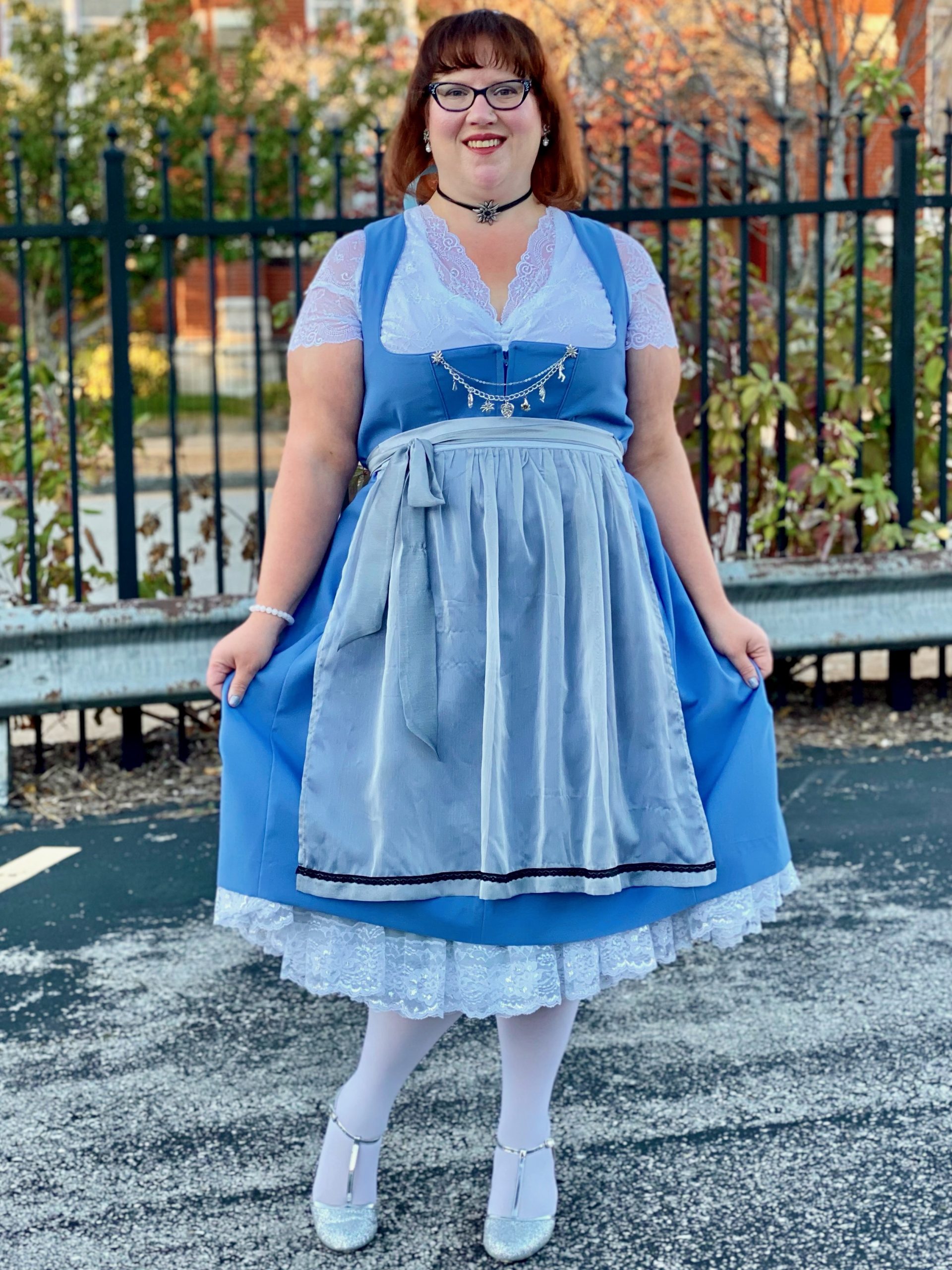cinderella's dress is white not blue Cinderella Dress | Comfortable and Washable