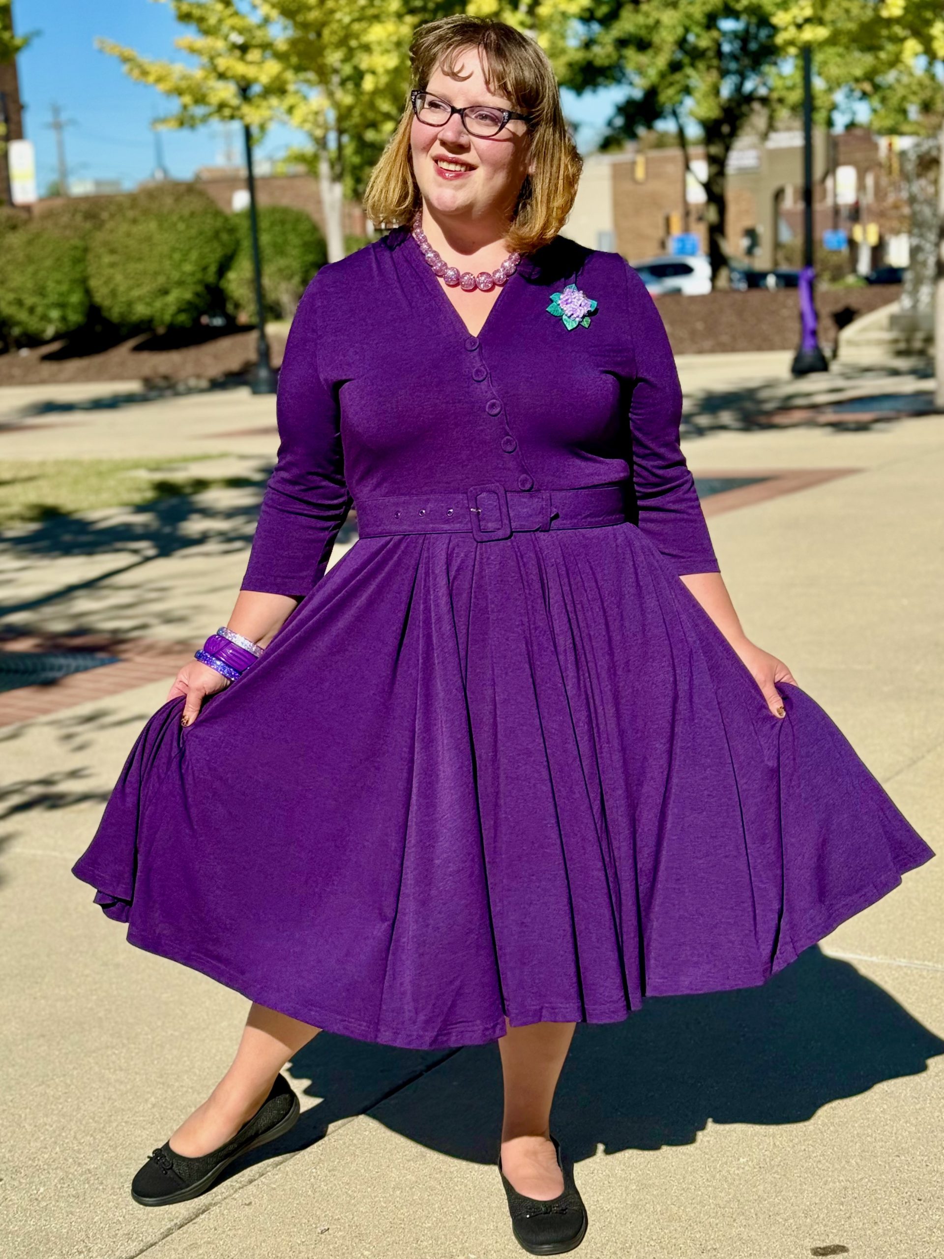 slim fit dress slacks Dark Purple Velvet Dress - Bridesmaid Dress