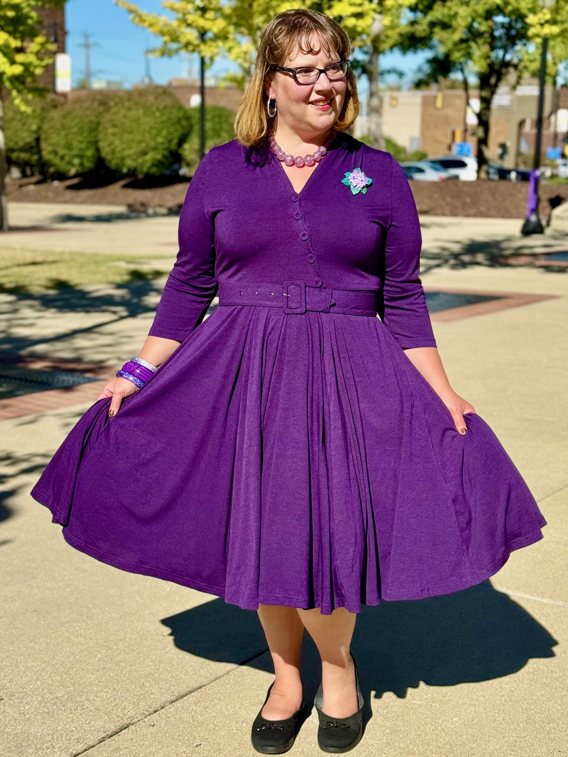 Sartorial Saturday–A Soft and Stretchy Dress for Fall – Amanda Markel