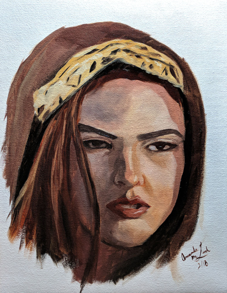 Portrait Challenge in Oils Day 7