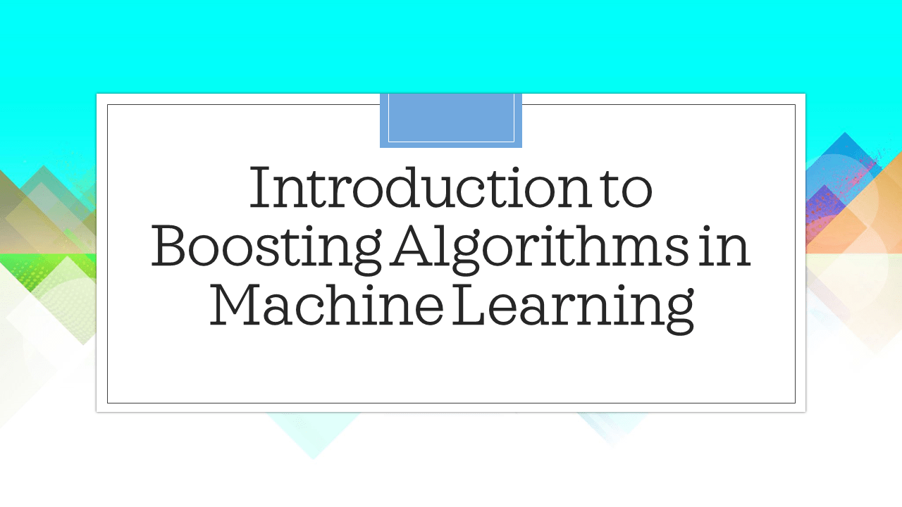 Boosting Algorithms in Machine Learning