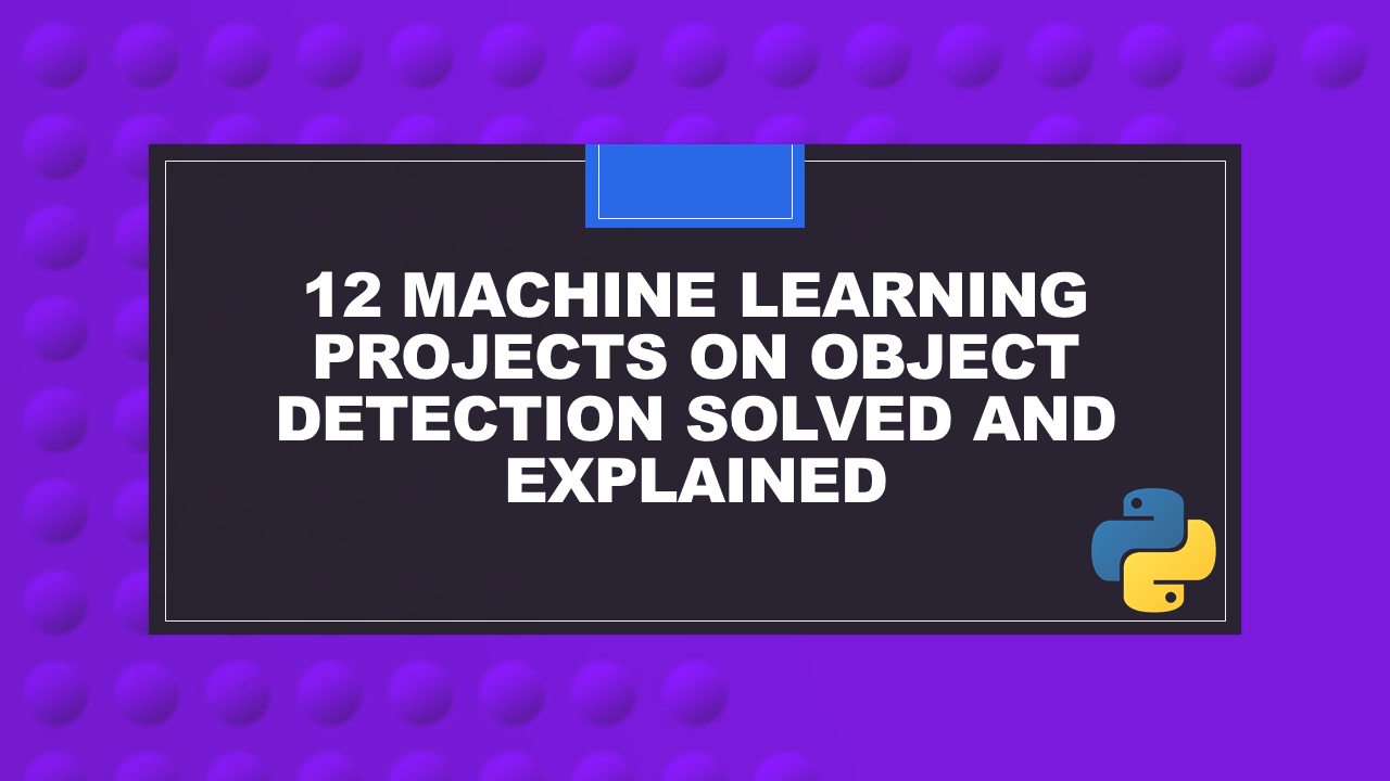 object detection projects with python