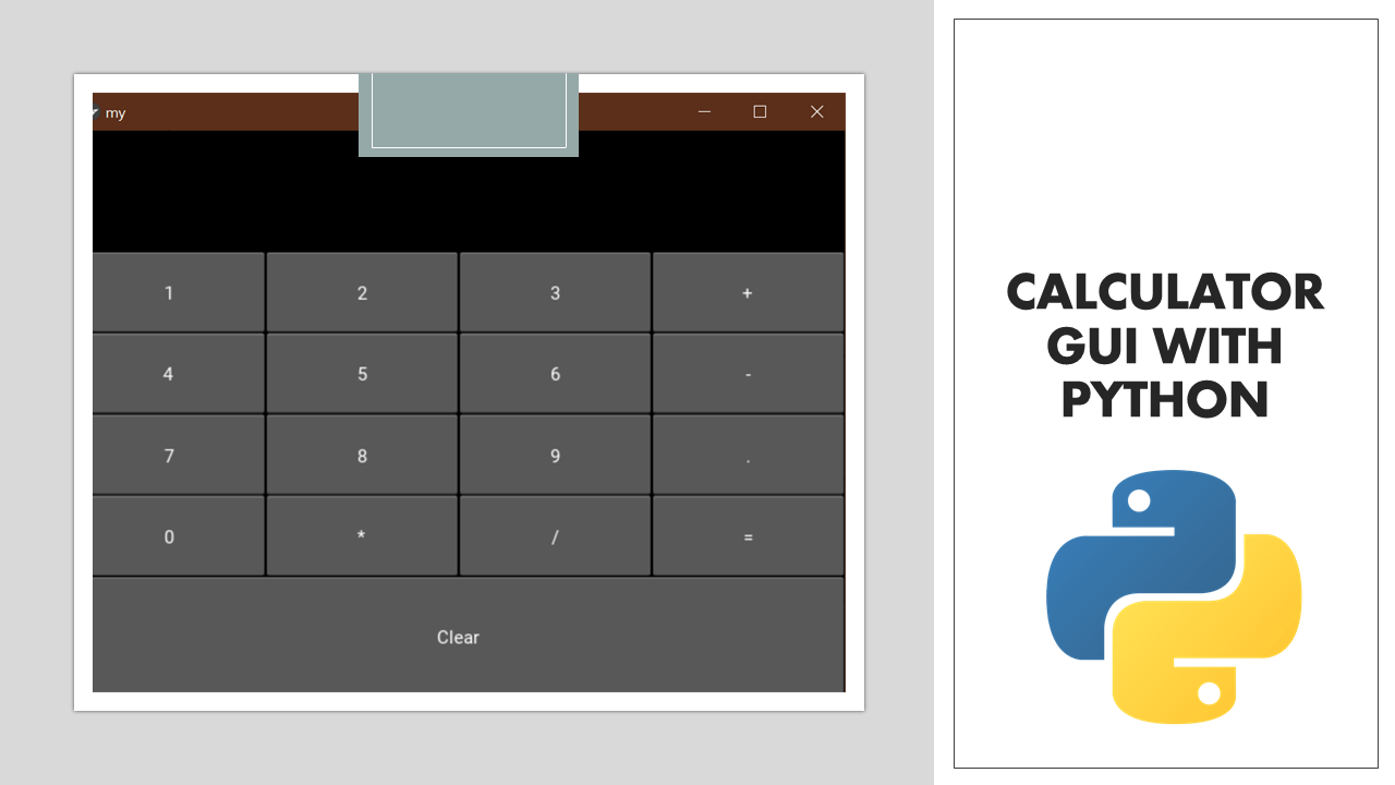 Calculator GUI with Python